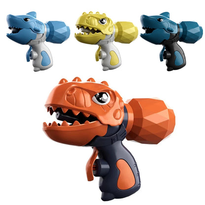 Summer Dinosaur Shark Outdoor Parent-Child Game Interactive Toy Mini Water Gun for Boys and Girls to Have Water Fights