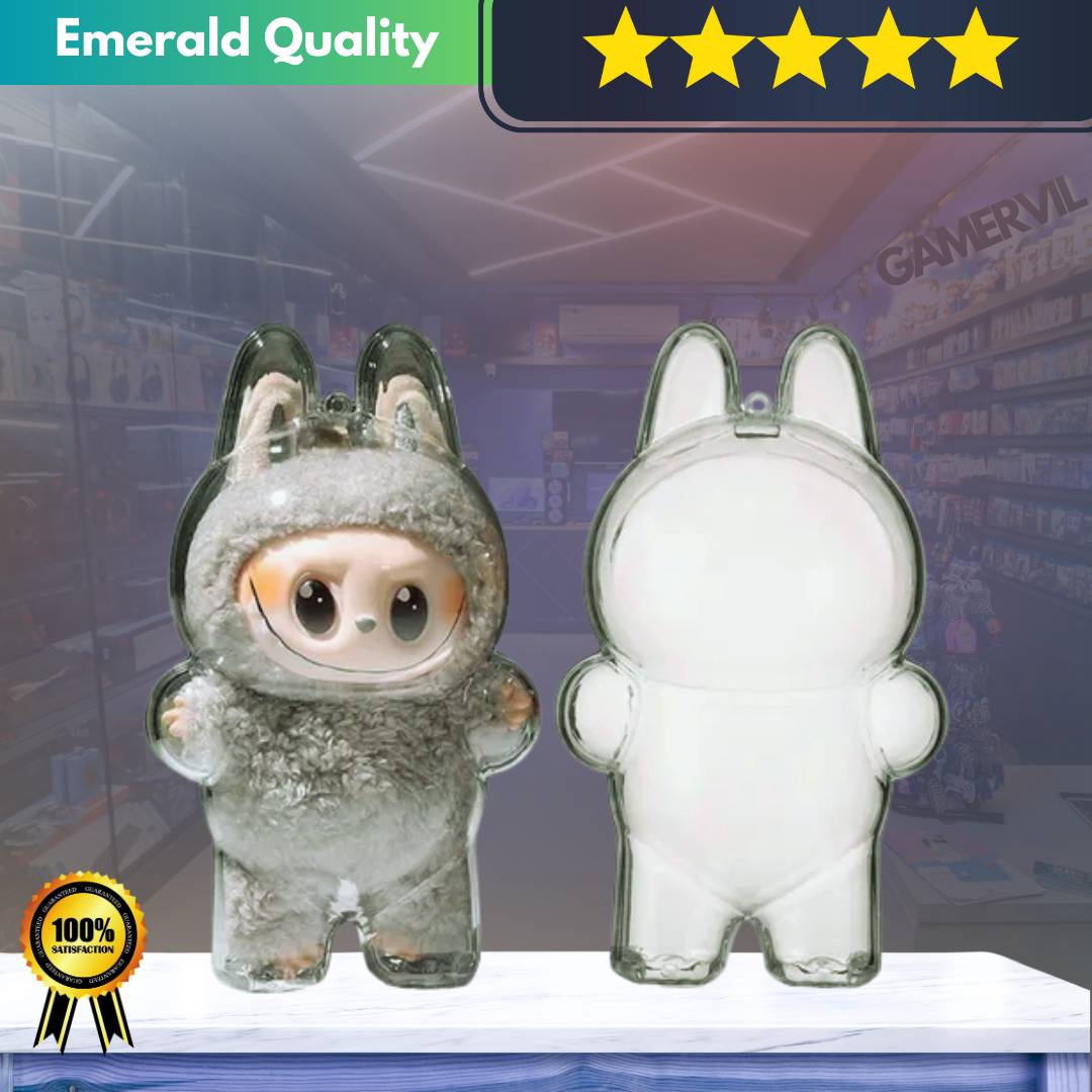 Labubu Transparent Protective Cover for Monster Dolls