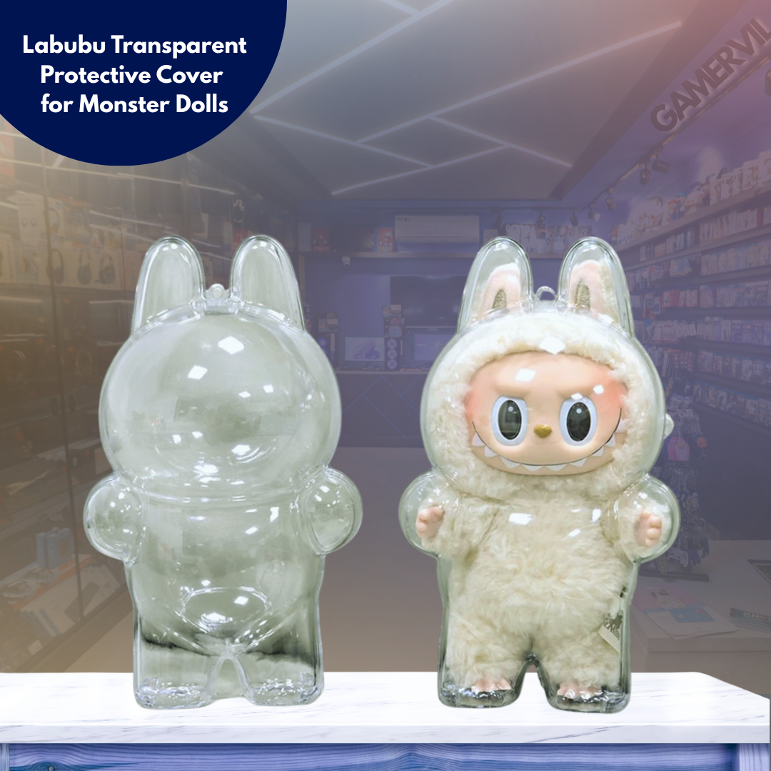 Labubu Transparent Protective Cover for Monster Dolls