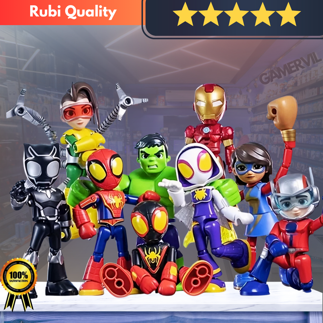 Buy 1 Get 2 - Marvel Spidey and Friends Building Blocks Action Figures