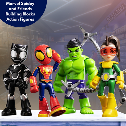 Buy 1 Get 2 - Marvel Spidey and Friends Building Blocks Action Figures