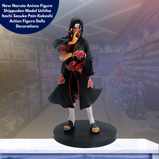 New Naruto Anime Figure Shippuden Model Uchiha Itachi Sasuke Pain Kakashi Action Figure Dolls Decorations PVC Toy Gift
