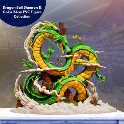 Dragon Ball Shenron & Goku 24cm PVC Figure Collection