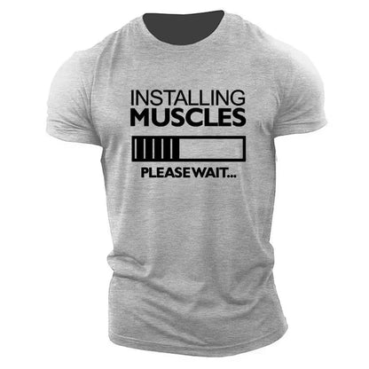 Europe and the United States GYM Superman Hip Hop Sports Fitness Casual Summer Loose Men'S T-Shirt Shirt Girls T-Shirt Lovers
