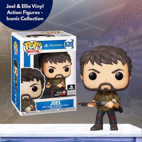 Joel & Ellie Vinyl Action Figures - Iconic Collection