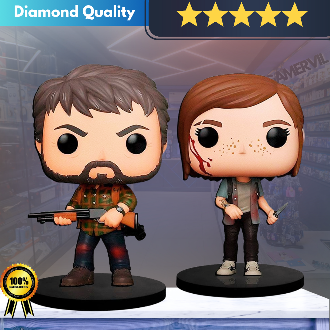 Joel & Ellie Vinyl Action Figures - Iconic Collection
