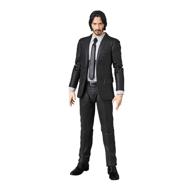 Mafex 085 JOHN WICK Action Figure Collectible Model Articulation Can Be Moved Home Decoration Children'S Birthday Present Toys