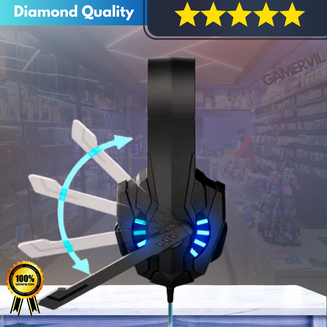 A7 Gaming Headset with Deep Bass and Stereo Sound