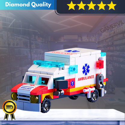 6-in-1 Ambulance & Rescue Building Blocks Set