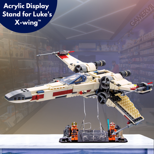 Captivating X-Wing Model Display Blocks for Kids