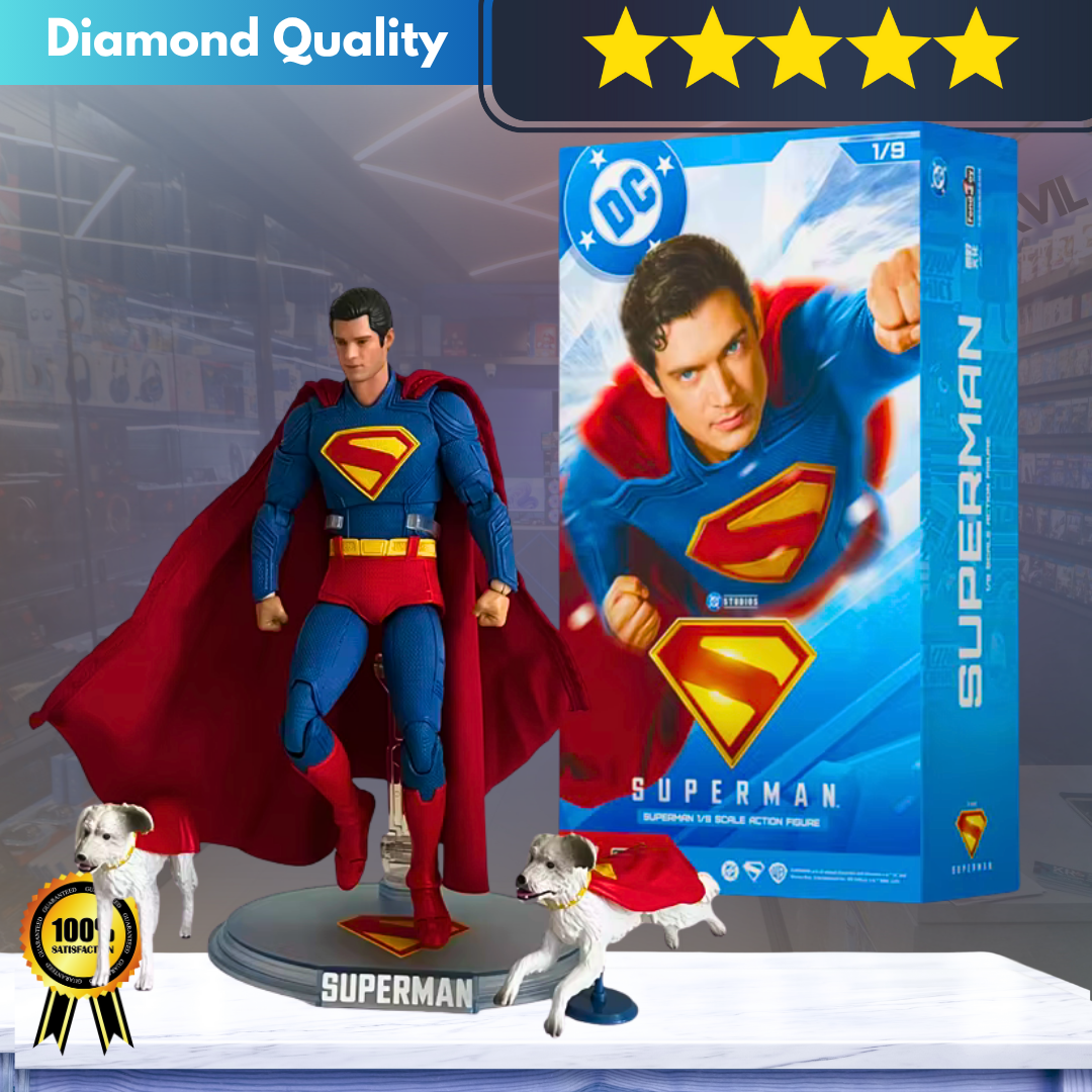 Original Batman Ben 1/9 the Batman Robert Pattinson DC Justice League Wayne Superman Action Figures Toys for Kids Gift