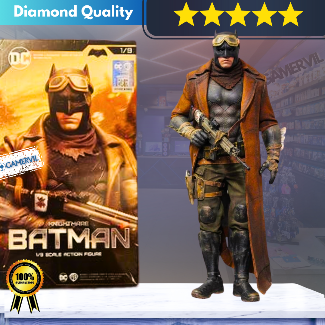 Original Batman Ben 1/9 the Batman Robert Pattinson DC Justice League Wayne Superman Action Figures Toys for Kids Gift