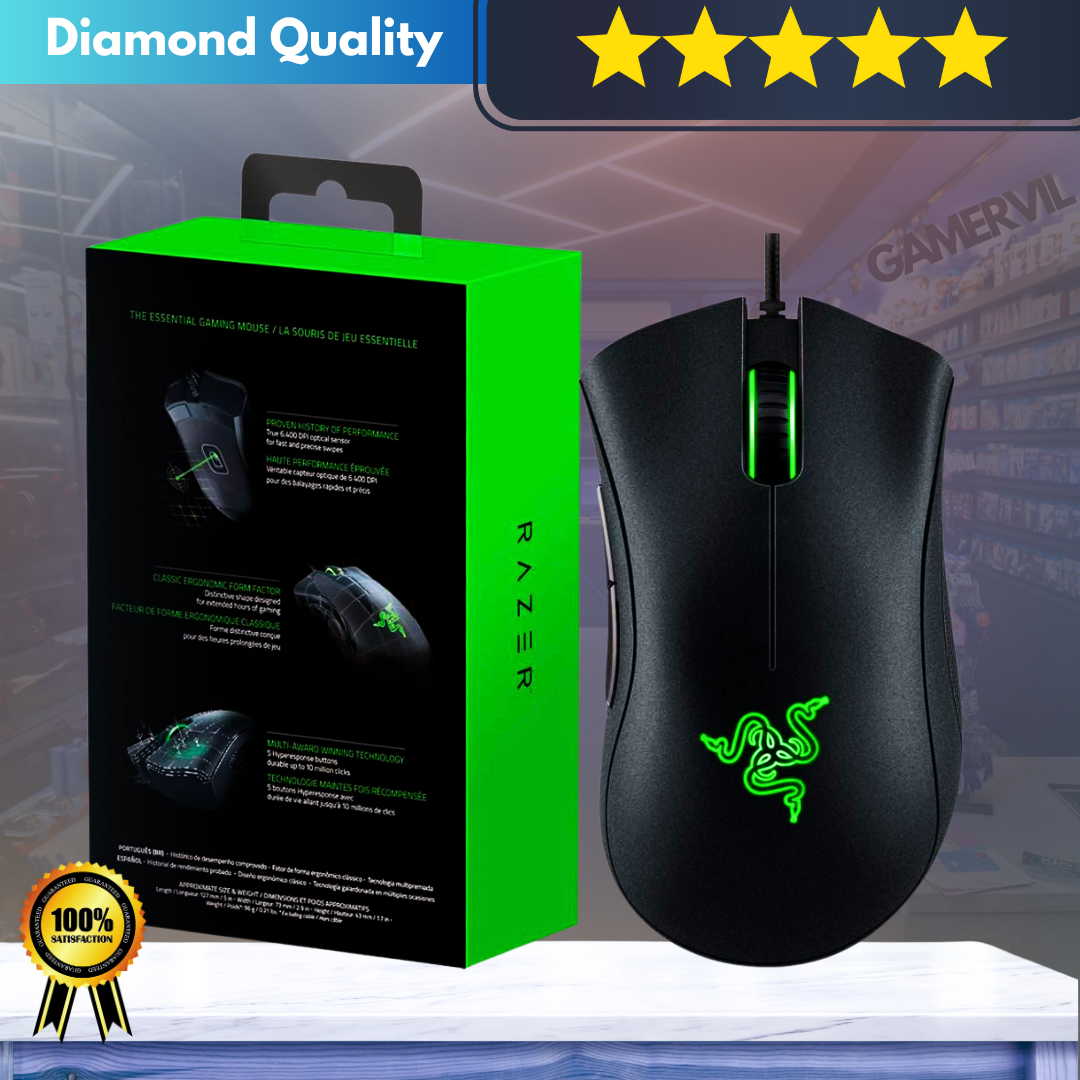 Razer DeathAdder Essential Wired Gaming Mouse 6400 DPI