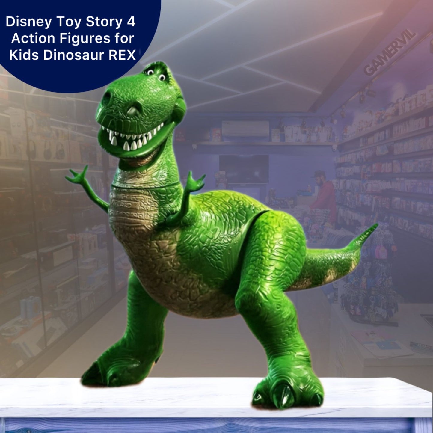 Toy Story Rex Talking Action Figure - 34cm Collectible