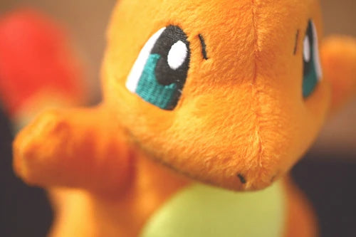 TAKARA TOMY Pokemon Charmander Plush Soft Stuffed Toy Japan Anime Dragon Doll Gift For Kids Children
