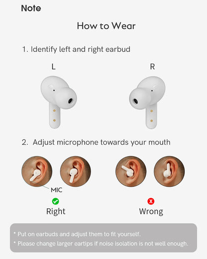 QCY T13 Bluetooth Headphone V5.1 Wireless TWS Earphone Touch Control Earbuds 4 Microphones ENC HD Call Headset Customizing APP