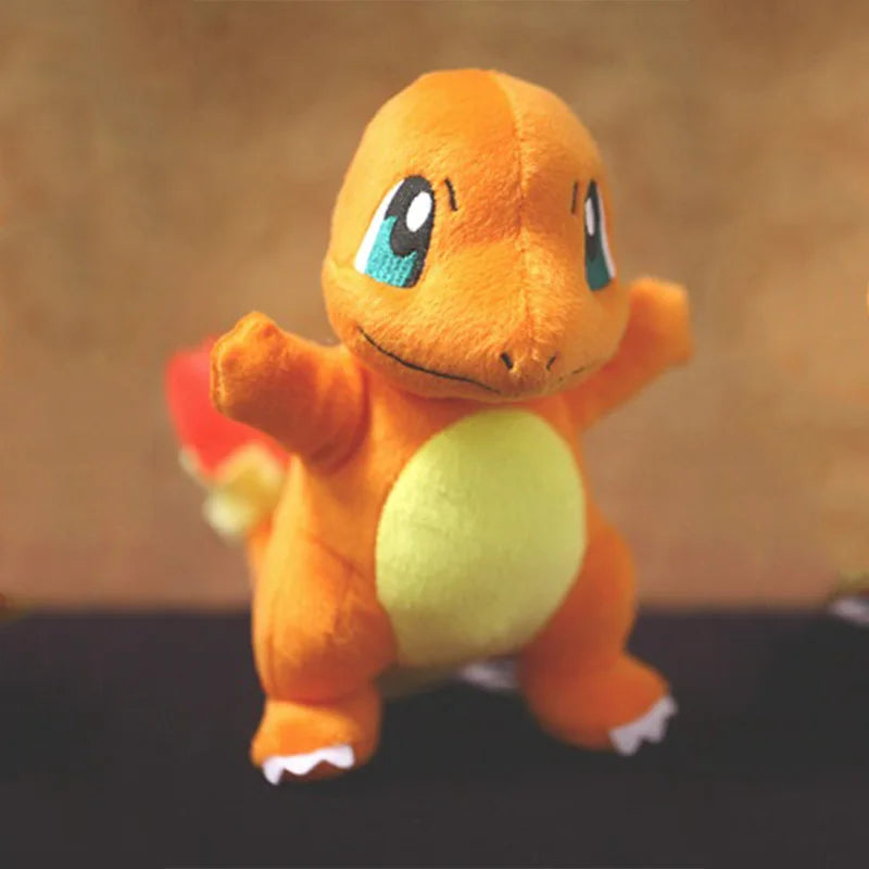 TAKARA TOMY Pokemon Charmander Plush Soft Stuffed Toy Japan Anime Dragon Doll Gift For Kids Children