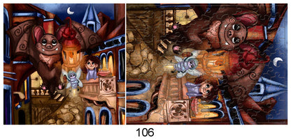 100 Pieces Jigsaw Puzzle Assembling Picture Dog Animals Decompression Puzzles Toy for Adult Children Kids Educational Gifts