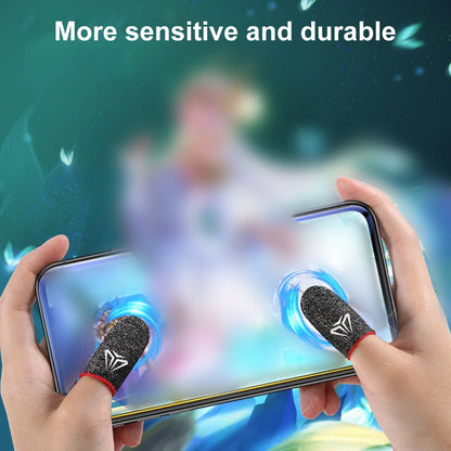 10pcs Mobile Game Fingertip Gloves For PUBG Gamer Sweatproof Anti-slip Touch Screen Finger Sleeve Breathable Gaming Finger Cover