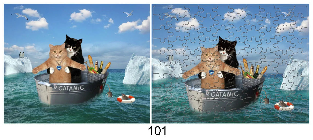 100 Pieces Jigsaw Puzzle Assembling Picture Dog Animals Decompression Puzzles Toy for Adult Children Kids Educational Gifts