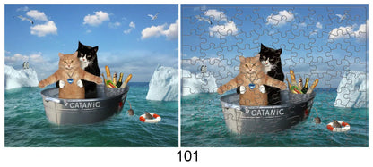 100 Pieces Jigsaw Puzzle Assembling Picture Dog Animals Decompression Puzzles Toy for Adult Children Kids Educational Gifts