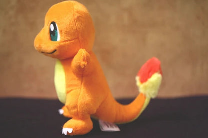 TAKARA TOMY Pokemon Charmander Plush Soft Stuffed Toy Japan Anime Dragon Doll Gift For Kids Children