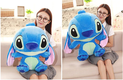 35-65cm Disney Aoger Lilo & Stitch Stuffed Plush Doll Edition Stitch Rose Doll Creative Kawaii Pillow Toy Birthday Gift For Girl