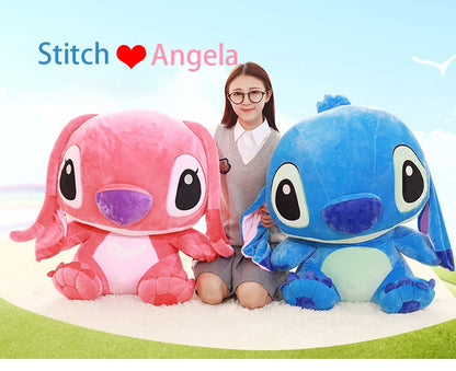 35-65cm Disney Aoger Lilo & Stitch Stuffed Plush Doll Edition Stitch Rose Doll Creative Kawaii Pillow Toy Birthday Gift For Girl