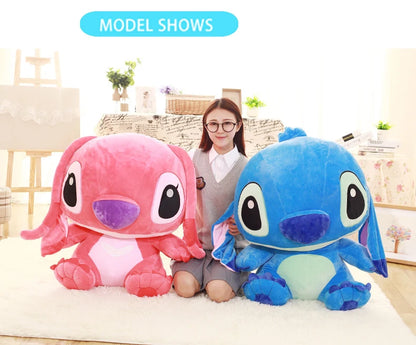 35-65cm Disney Aoger Lilo & Stitch Stuffed Plush Doll Edition Stitch Rose Doll Creative Kawaii Pillow Toy Birthday Gift For Girl