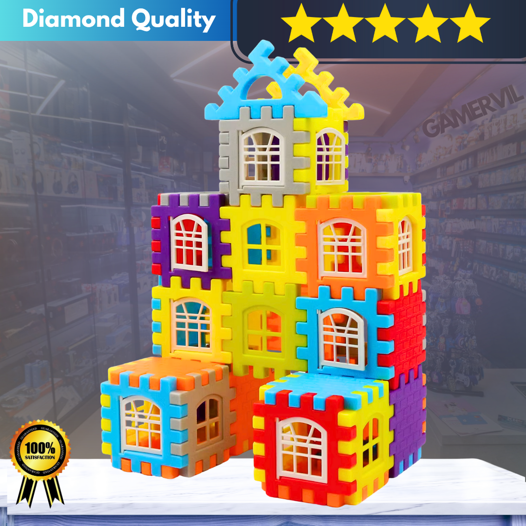 Large Size Building Blocks for Kids - Creative Puzzle Set