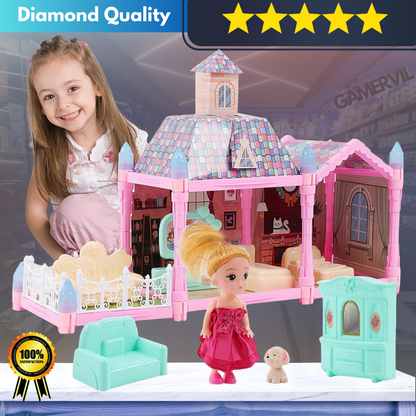 Luminous Princess Dreamhouse Playset with Accessories