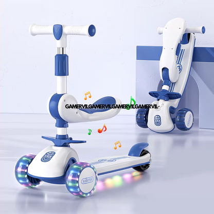 3-in-1 Kids Kick Scooter with Adjustable Seat