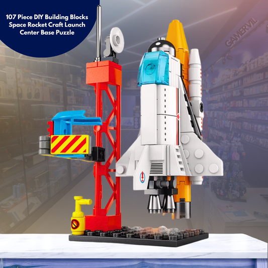 2 for the price of 1 - DIY Space Rocket Launch Center Building Set - 107 Pieces