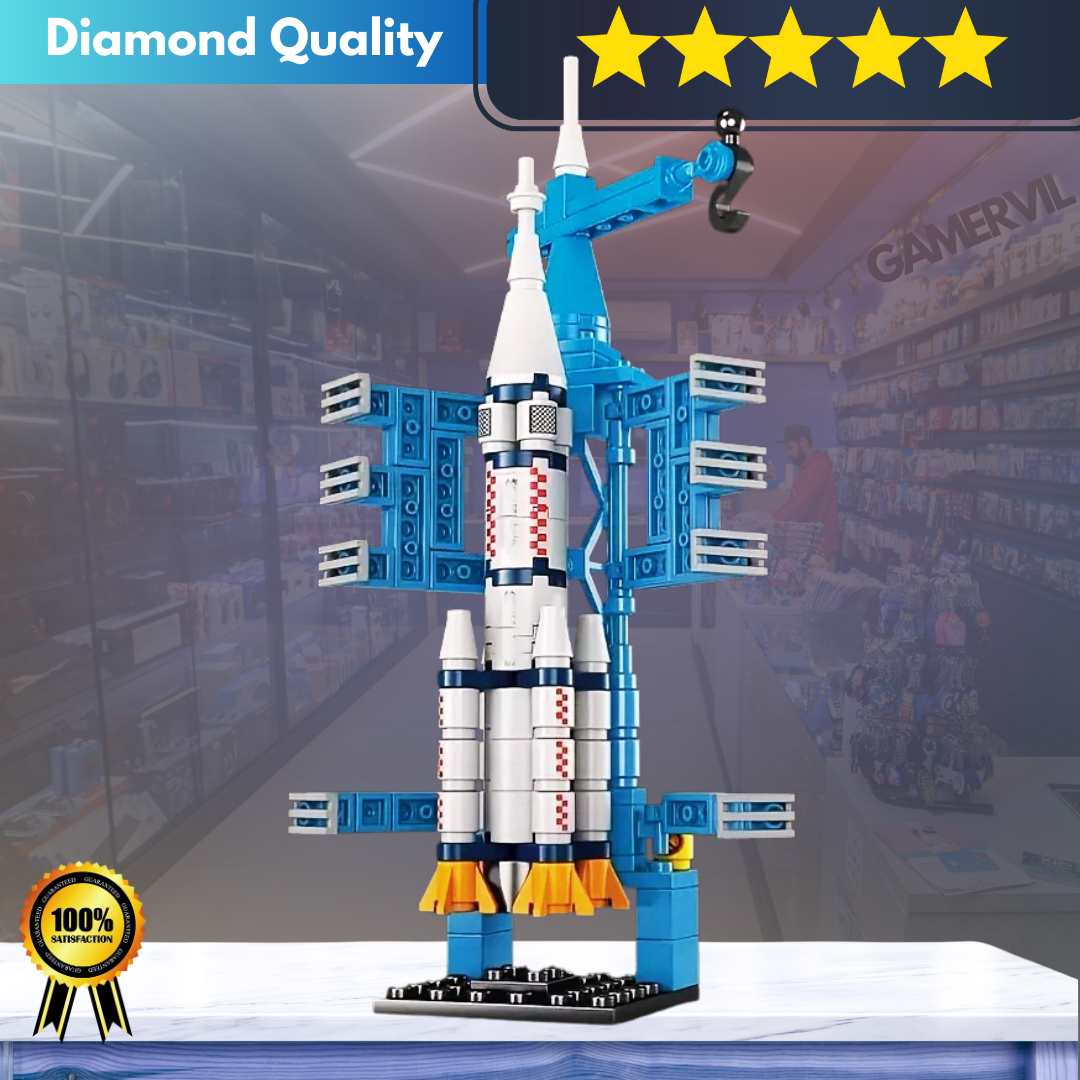 2 for the price of 1 - DIY Space Rocket Launch Center Building Set - 107 Pieces