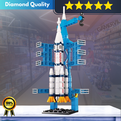 2 for the price of 1 - DIY Space Rocket Launch Center Building Set - 107 Pieces