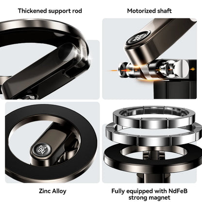 YZ Tesla Model 3 Y Highland Juniper 2025 Stronger Magnetic adjustable Metal Car Phone support silicone base holder