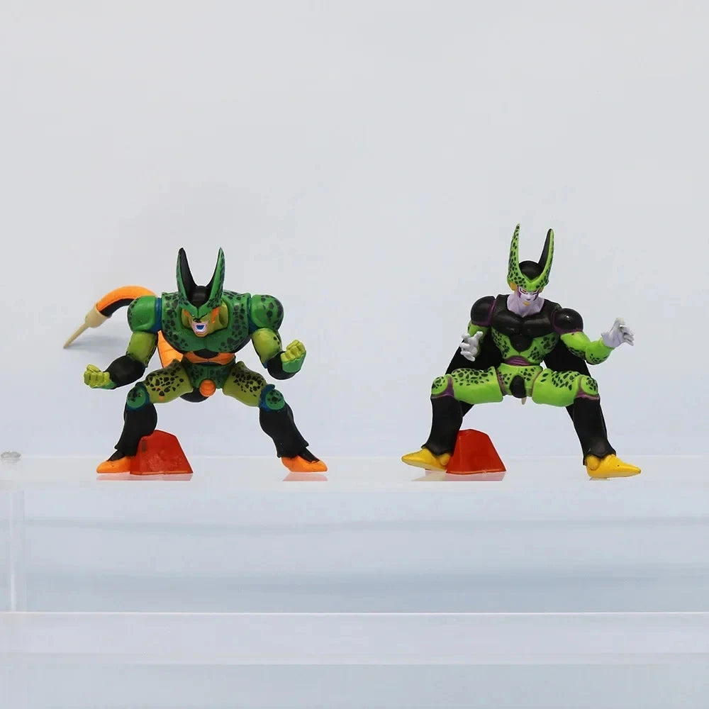 7pcs/set Dragon Ball Z Cell Figure Perfect Cell First Form Pvc Action Figures Collection Model Toys For Children Adult Gifts