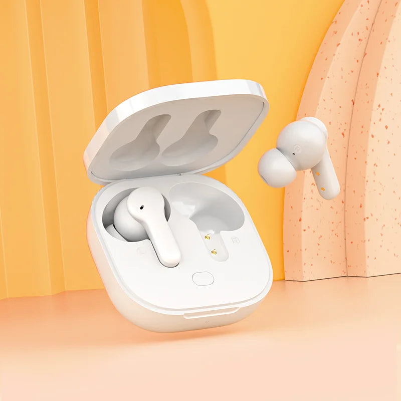 QCY T13 Bluetooth Headphone V5.1 Wireless TWS Earphone Touch Control Earbuds 4 Microphones ENC HD Call Headset Customizing APP