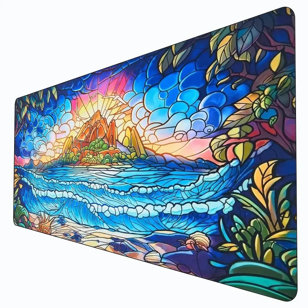 900x400MM MTG The Magic Gathering Play Mats Original Handcrafted TCG Playmat with Rubber Bottom & Stitched Edge CCG Card Mat