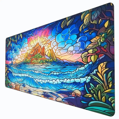 900x400MM MTG The Magic Gathering Play Mats Original Handcrafted TCG Playmat with Rubber Bottom & Stitched Edge CCG Card Mat