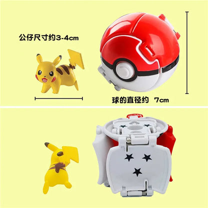 Pokeball Pokemon Figurine Elf Ball Anime Figure Cartoons Pikachu Charizard Pocket Monster Pet Anime Action Model Toy Kids Gifts