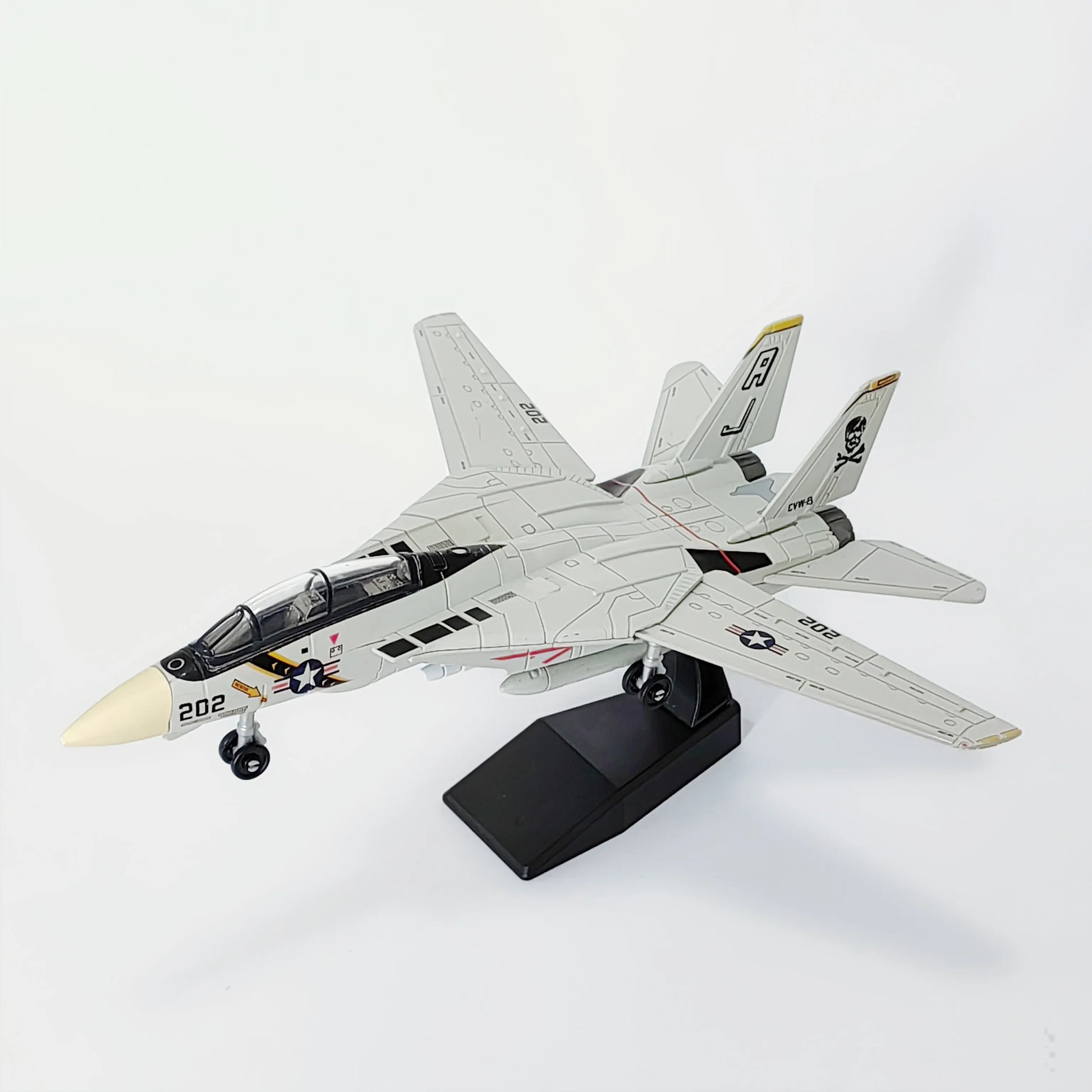 F-14 Fighter，1:72, assembled plastic airplane model (including display rack), home display and collection, creative gifts