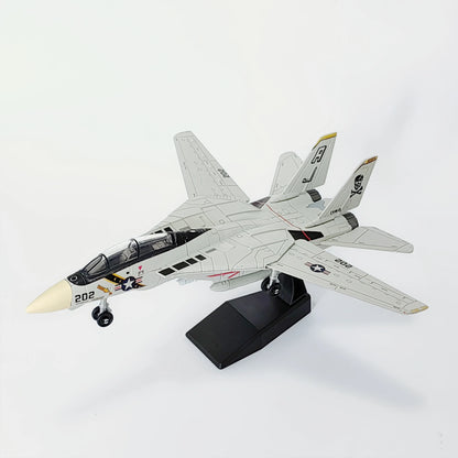 F-14 Fighter，1:72, assembled plastic airplane model (including display rack), home display and collection, creative gifts