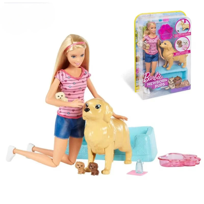 Original Travel Barbie Doll with Clothes Accessories Brinquedos Barbie Doll Toys for Children Juguete Baby Toys for Girls Boneca