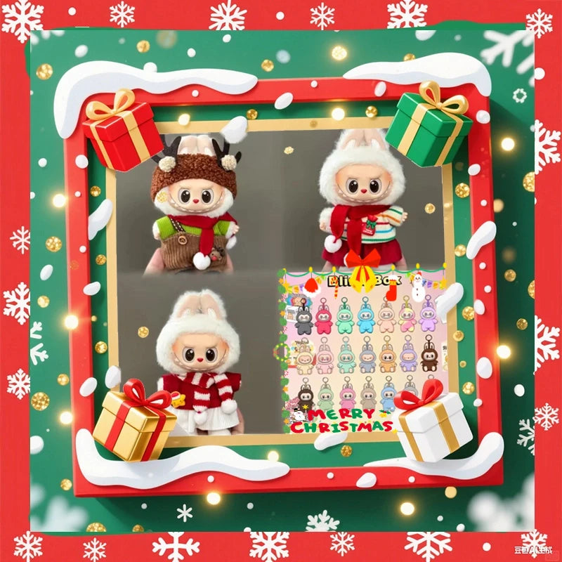 Christmas Gifts Hot Sales Kawaii Monster V2 Blind Box Series PVC Macaron Pendant Vinyl Doll Surprise Box Keychain