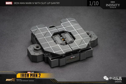 Iron Man MK4 with Suit-Up Gantry 1/10 Model Toy