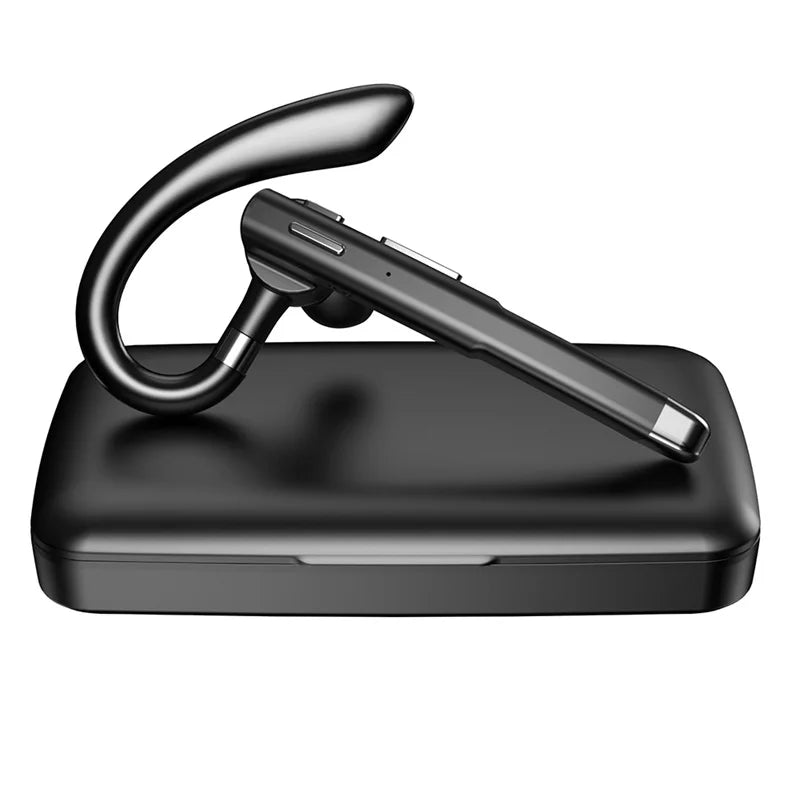 New YYK520 Wireless Headset Business Ear-mounted Bluetooth V5.1 Hands-free Call Noise Reduction Headphones with Charging Case