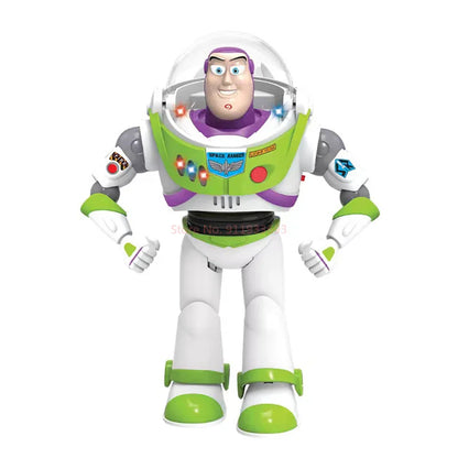Disney Toy Story Buzz Lightyear Model Toys Pixar Electric Walking Robot Doll Action Figure Toy Birthday Gift Toys Model For Kids