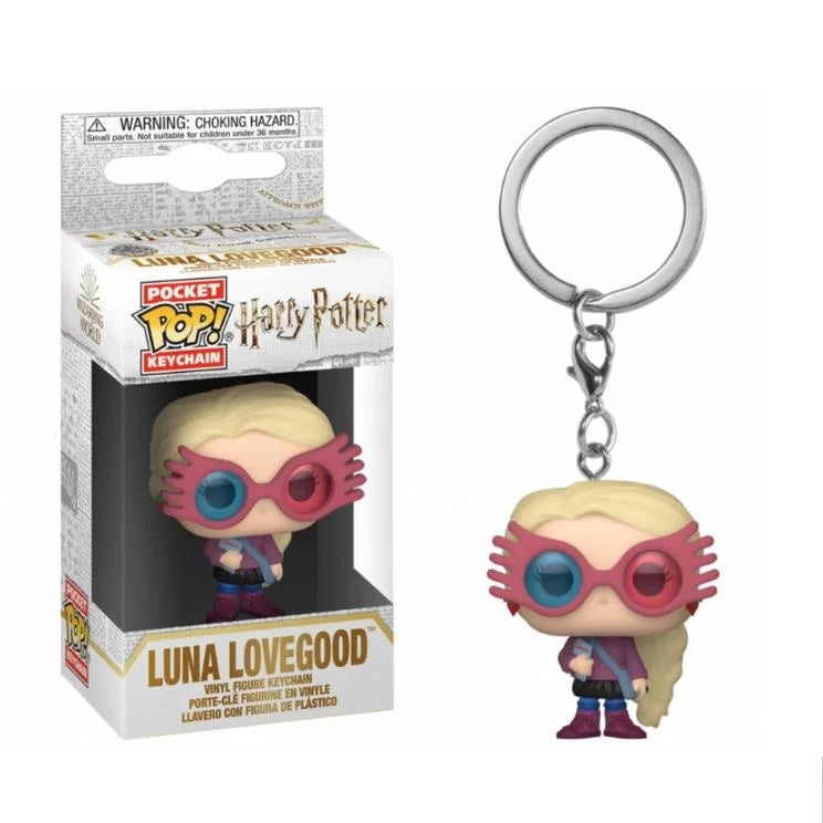 Funko POP Dementor Hermione Luna Lovegood Dobby Snape Ron Ginny Magic School Fawkes Hedwig Model Dolls Action Figure Keychain
