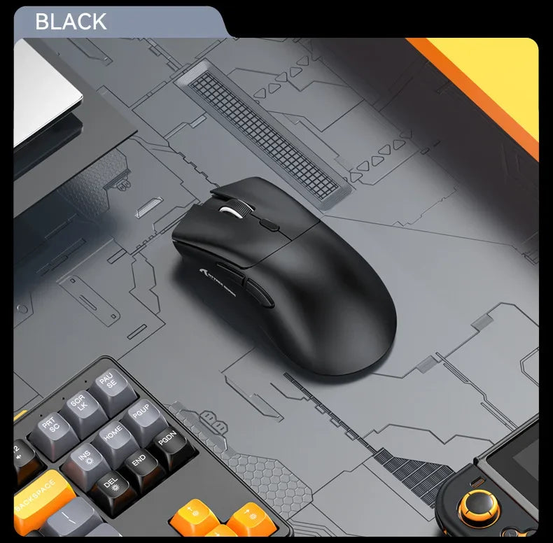Attack Shark R1 2.4G USB Tri-modeWireless Gaming Mouse Bluetooth Connection 18000DPI 1000Hz Macro Mice For PC